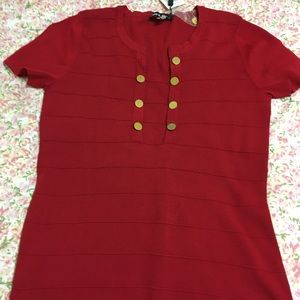 Cable and gauge T shirt.  Size S